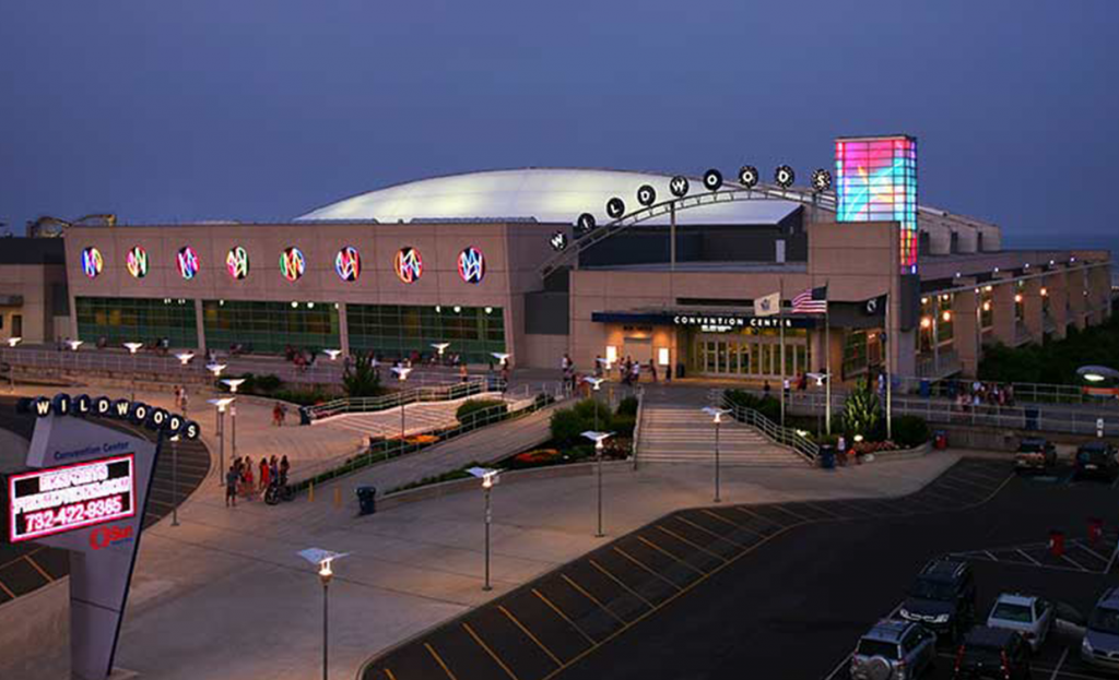 convention center night shot