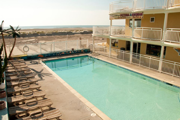 Wildwood Boardwalk  Commander Motel in Wildwood Crest NJ