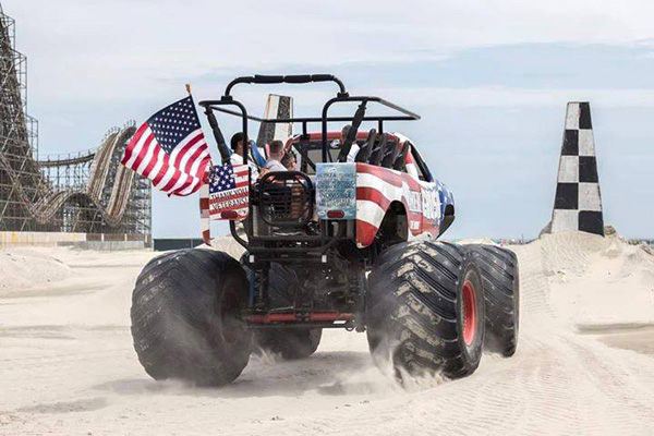 WE RODE IN A MONSTER TRUCK 