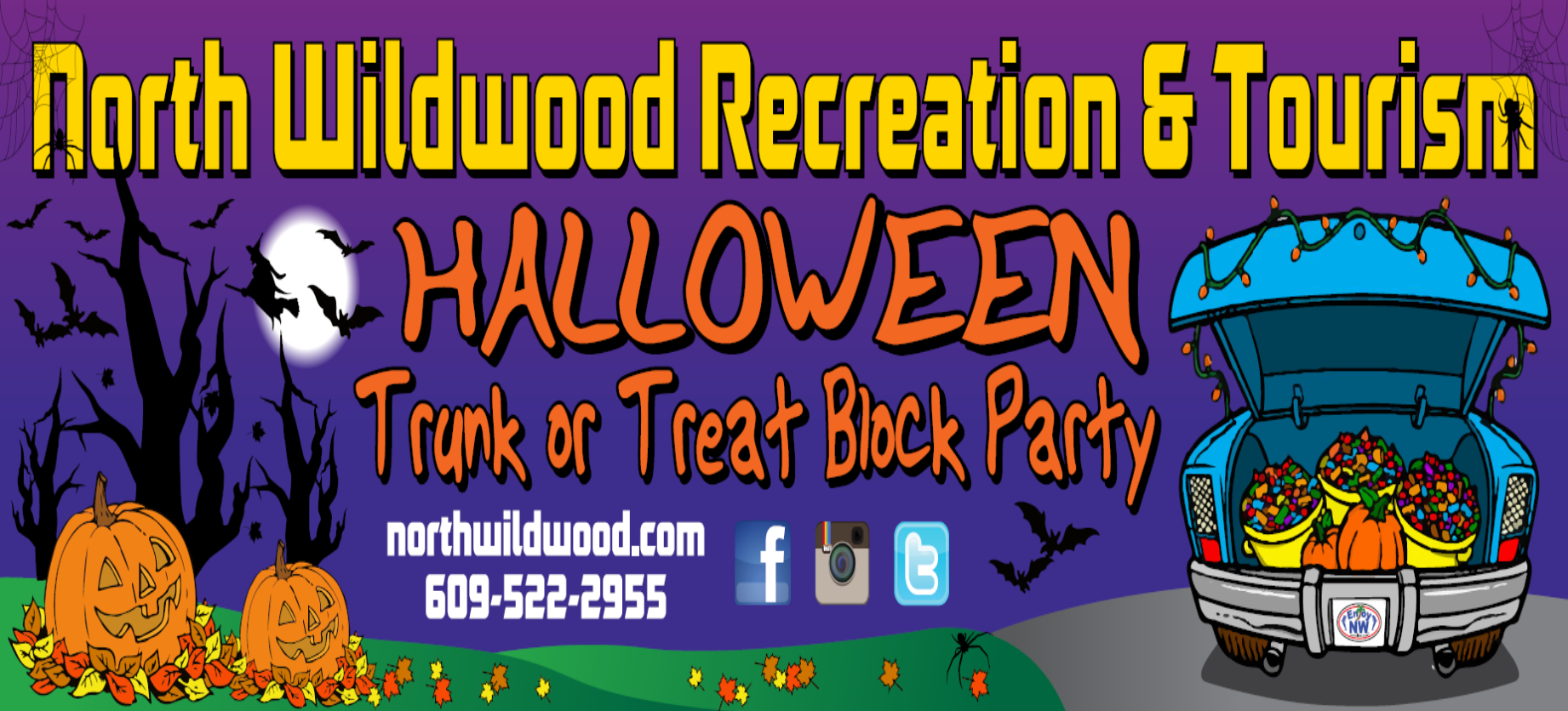 Trunk or Treat Banner North Wildwood