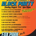 WW Block Party Line Up Ad page