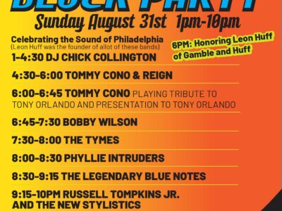 WW Block Party Line Up Ad page