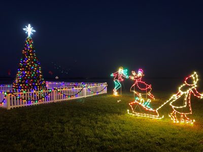 Sunset Lake lights 2020 scaled