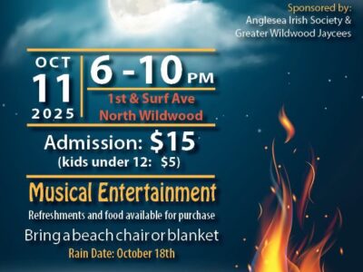 Bon fire on the beach Jaycees
