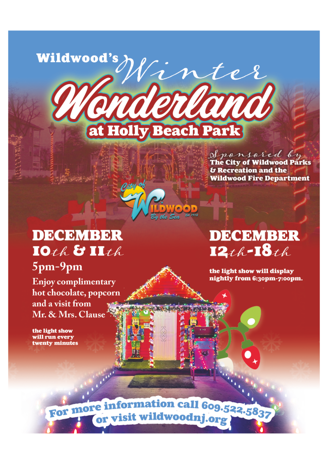 Winter Wonderland at Holly Beach Park