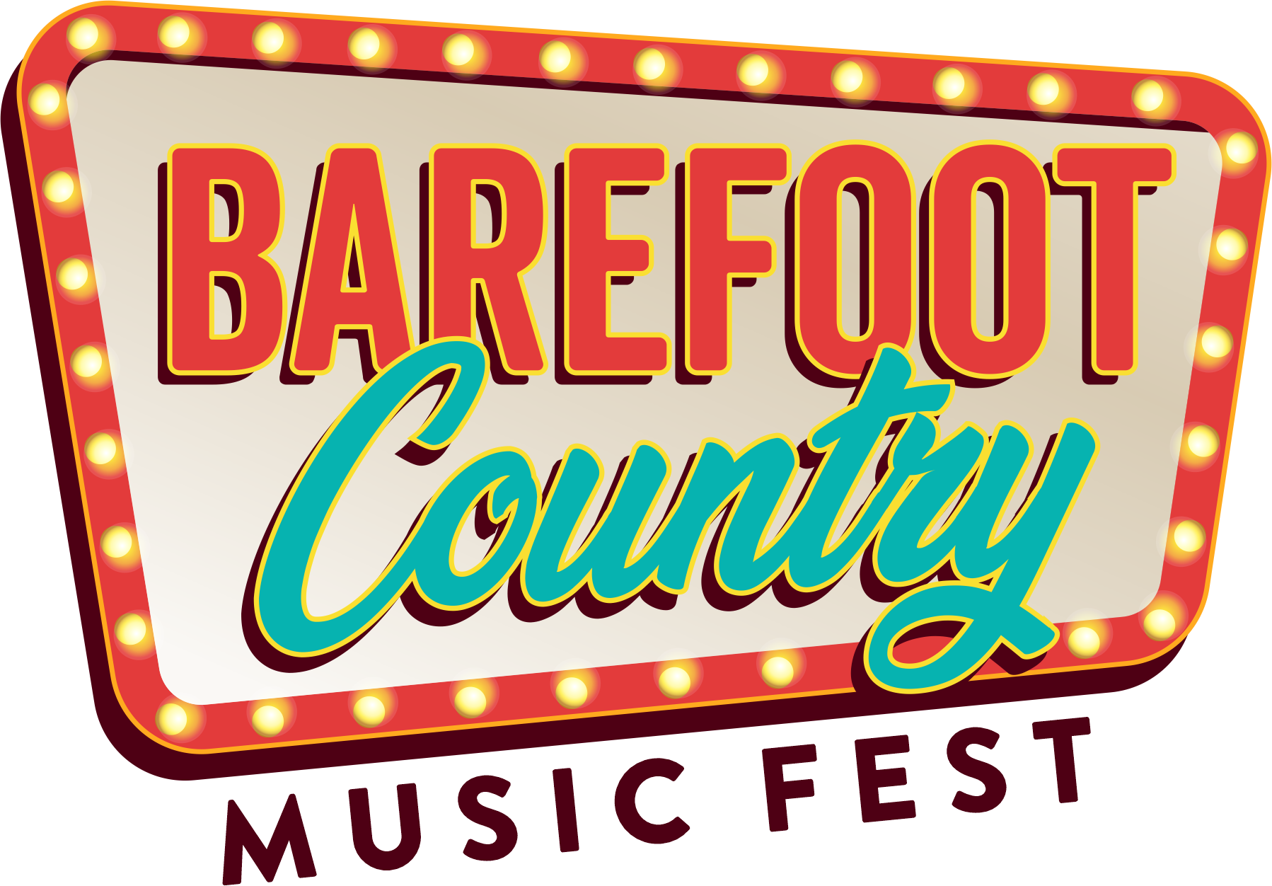 Barefoot Country Music Festival logo
