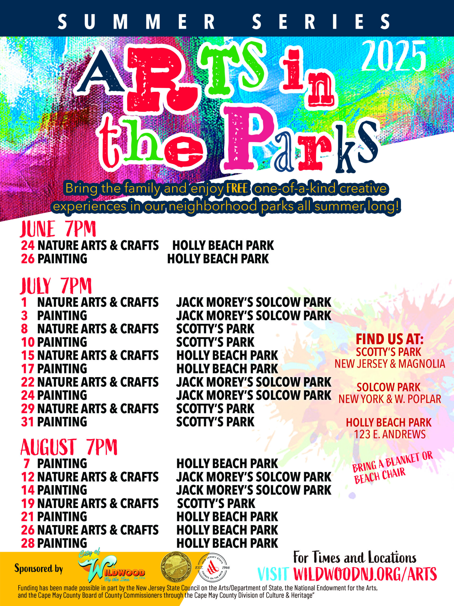 Arts intheParks Flyer