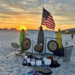 Yoga on the beach