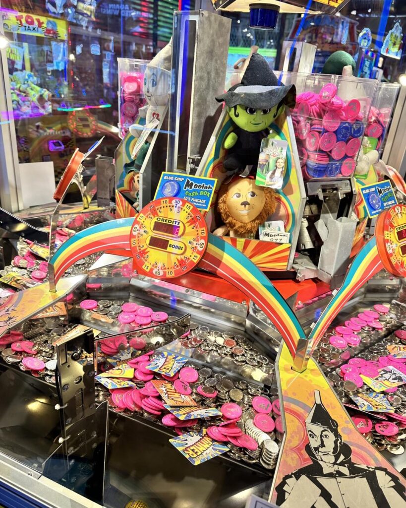 A Wizard of Oz themed game at Ed’s Funcade
