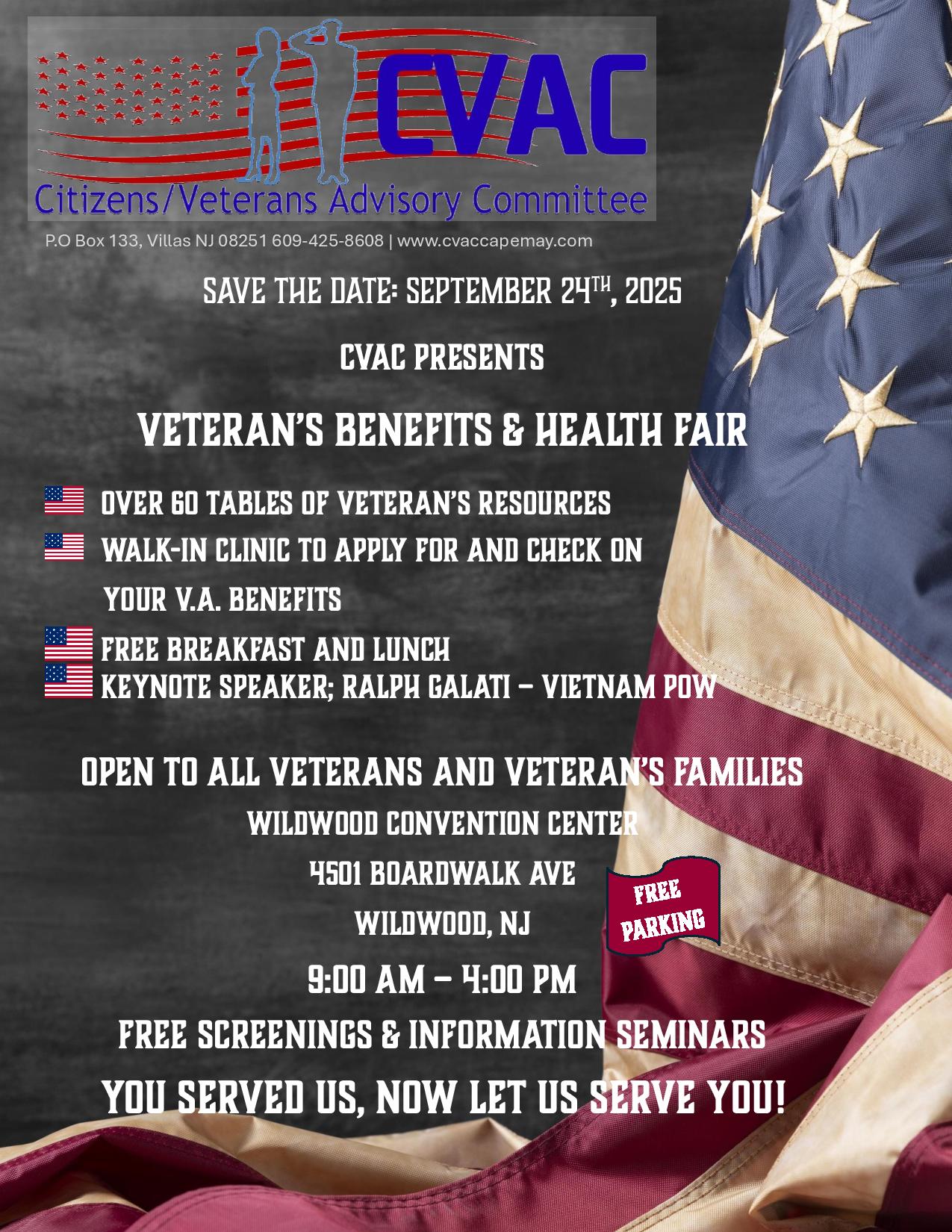 Veterans Health Fair Flyer