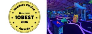 Monsters Mayhem Zone Mini Golf in the Wildwoods NJ Recognized as one of the Best Mini Golf Attractions in the Country in USA Today’s Best Readers’ Choice Travel Awards