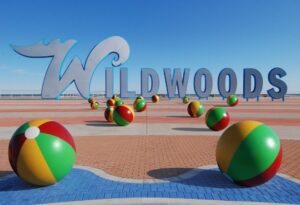 Beach Balls WW Sign