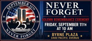 Ceremony at Bryne Plaza